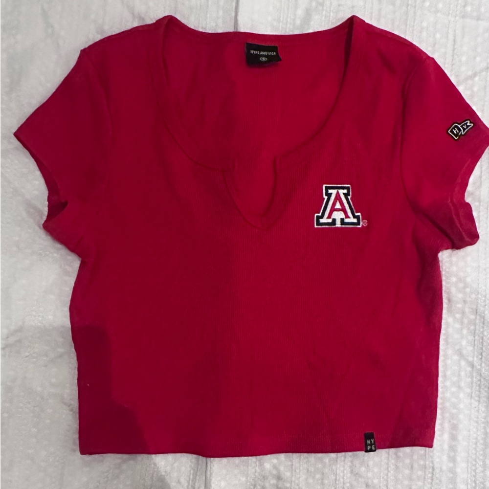 University of Arizona Wildcats Red Women's Scoop Neck Tee - /Collegiate - S